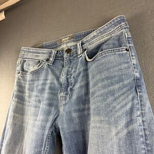 Revtown Jeans Men's 32x30 Blue Sharp Decade Slim Straight Leg Stretch Whiskered